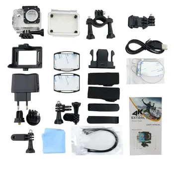 

Air Action Camera Full Hd Allwinner 4K 30Fps Wifi 2.0" Screen Mini 170D Underwater Waterproof Sports Dv Camera
