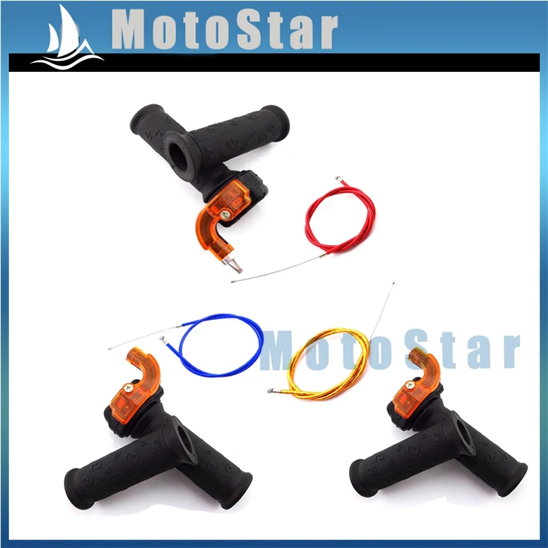 Twist Throttle Accelerator Grip + Cable For 43cc 47cc 49cc Quad Pocket Bike Mini Dirt | Автомобили и мотоциклы