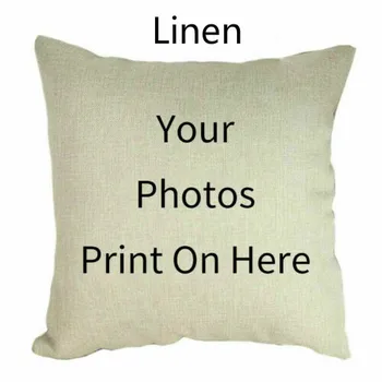 

Custom Cushion Cover DIY Customized Linen Throw Pillow Home Decorative Printing Linen Pillowcase Sofa Cushion 45*45CM