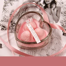

Romantic candles for Valentine’s day ins strawberry heart-shaped scented candle birthday decor home decorative aromatic candles