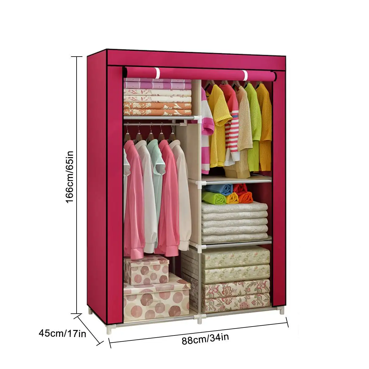 Bedroom Multipurpose Non-woven Cloth Wardrobe Folding Portable Clothing Storage Cabinet Dustproof Cloth Closet Home Furniture Bedroom Multipurpose Non-woven Cloth Wardrobe Folding Portable Clothing Storage Cabinet Dustproof Cloth Closet Home Furniture