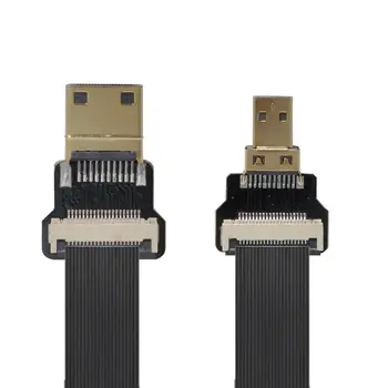 

Micro HDMI Male to CYFPV Mini HDMI Male Extension FPC Flat Cable 1080P for FPV HDTV Multicopter Aerial Photography