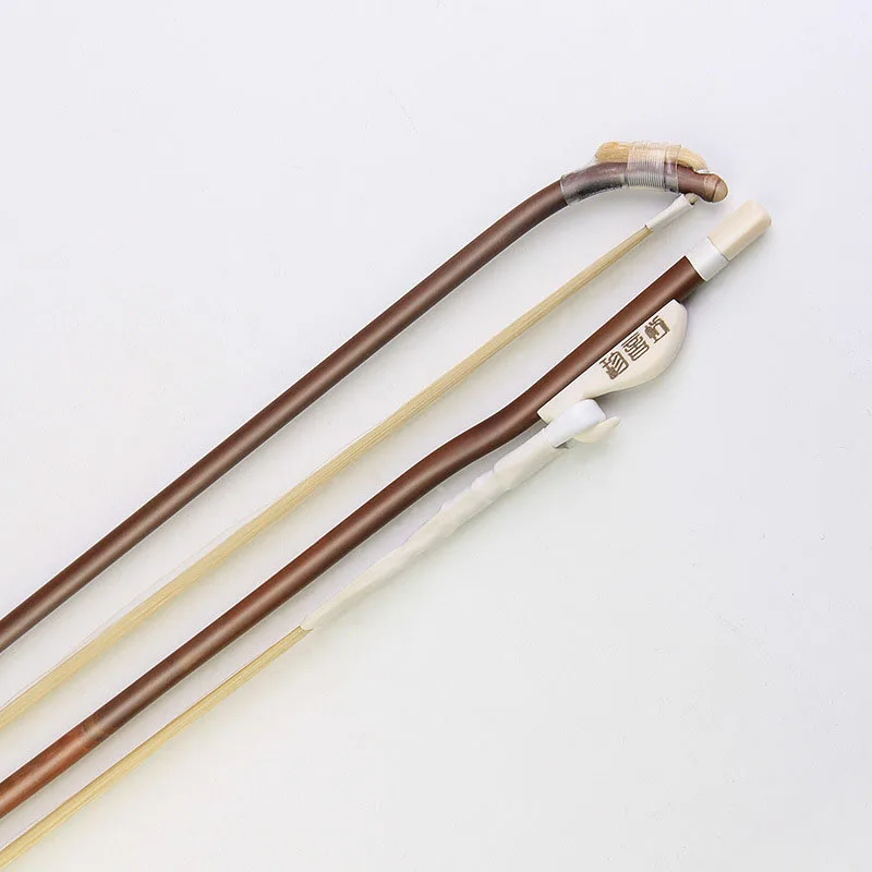Erhu Bow Real Horsetail Performance Профессиональный альпийский бамбук красный сандаловый