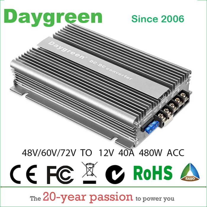 11,11 цены по прейскуранту завода-изготовителя 48 V-12 V, 60 V-12 V, 72 V-12 V 10A 20A 30A 40A 50A DC понижающий преобразователь для автомобильной - Цвет: A7D12C40A