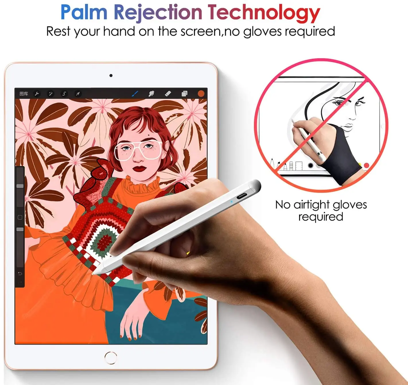 Для Apple Pencil 2 с Палм отказ от наклона чувствительность активный стилус для iPad Pro 11 12