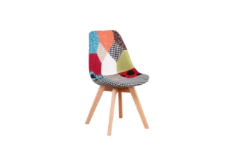 

A set of 2/4 modern dining chairs, retro-designed armchairs, high-quality Fabric chair with wooden legs, suit for dining room