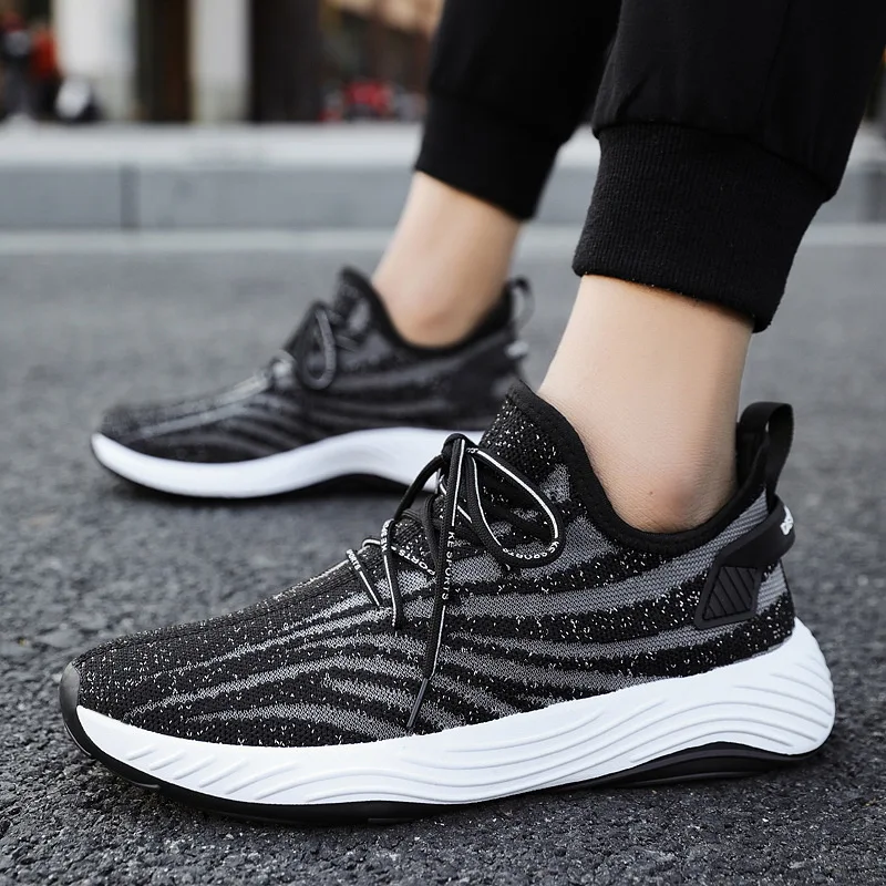 

MEN'S SHOES 2020 New Style Leisure Cloth Shoes Trend Versatile Men Trendy Shoes Sports Footwear Spring Fly Woven Canvas Shoes