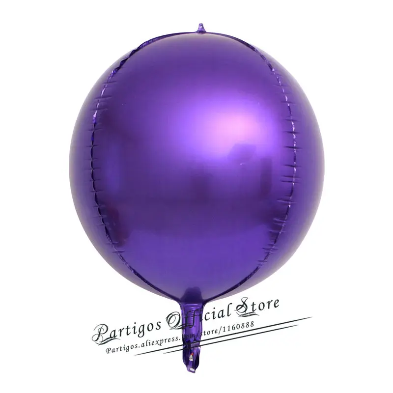 Rose Gold 4D Foil Balloons Set - Metallic Rainbow Balloon Decor