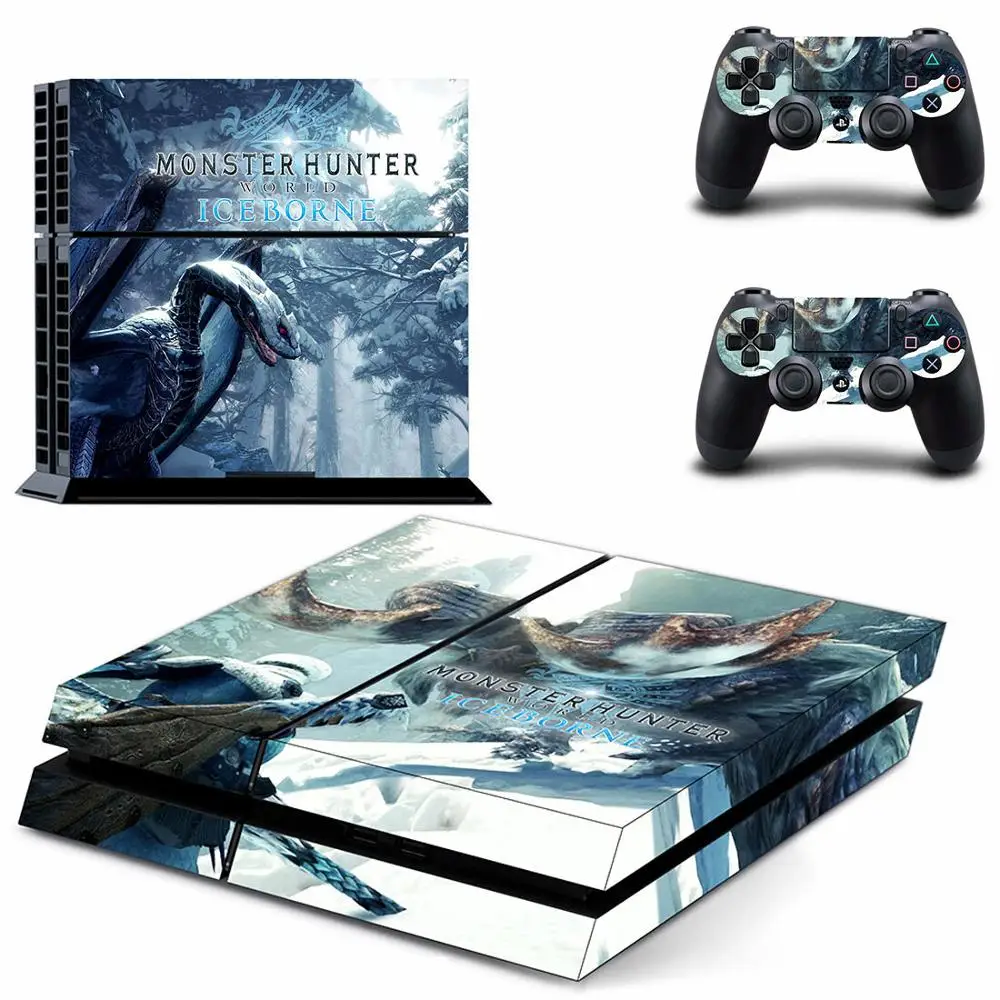 GYTM2590 Monster Hunter World Iceborne PS4 стикер Play station 4 кожа Наклейка для playstation 4 PS4 консоль и контроллер кожи - Цвет: GYTM2590