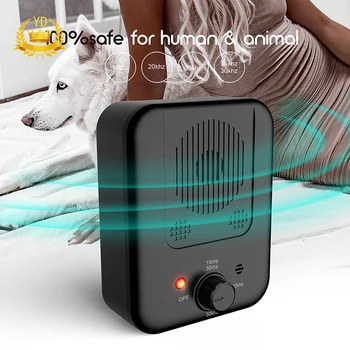 

Ultrasonic Stop Dog Barking Deterrent Anti Bark dog Training Rechargeable Waterproof No Dog Bark Silencer Repeller YDHS