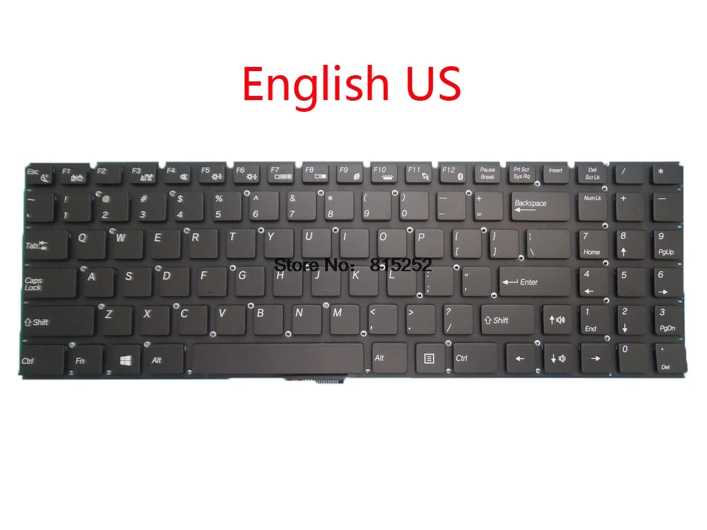 Клавиатура для ноутбука Multicom U953 U953-TSFB1 U953-TSFB2 U953-TSFB3 U953-TSFB4 U953-TSFB5 английский США Nordic NE Германия гр, британский стиль, новинка - Цвет: English US