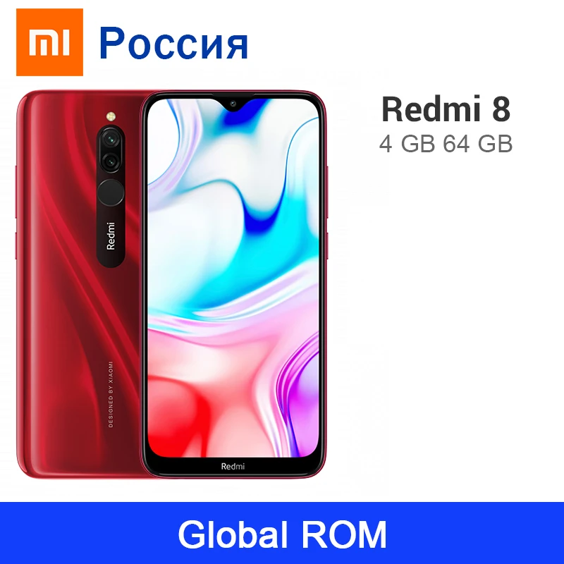 В наличии Xiaomi Redmi 8 смартфон с восьмиядерным процессором Snapdragon 439, ОЗУ 4 Гб, ПЗУ 64 ГБ, 5000 мАч, 12 МП, 6,22 дюйма, MIUI 10 Мобильный телефон|Смартфоны и мобильные телефоны|   | АлиЭкспресс