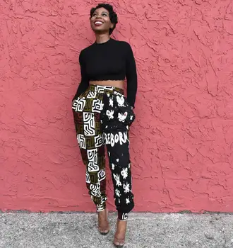 Alternative view of Okoro African Loose Trouser