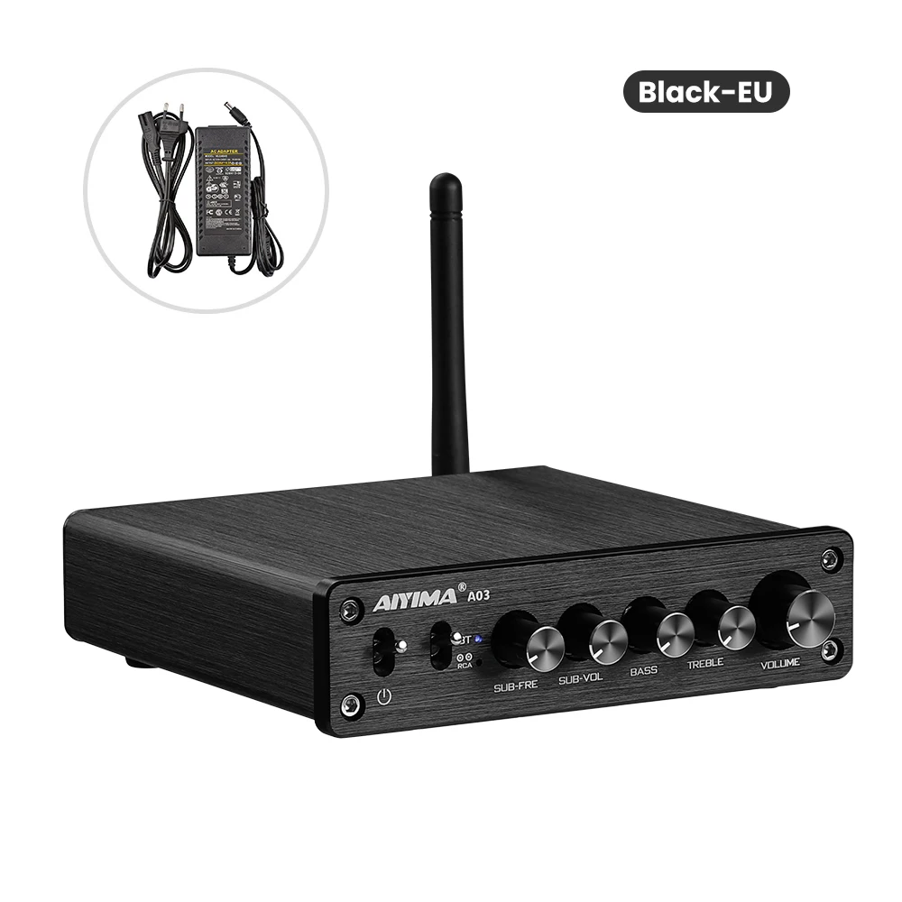 AIYIMA A03 デジタルオーディオアンプ Bluetooth Amplifier | Subwoofer Amplifier | | Class D