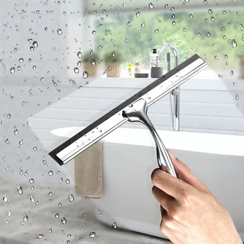 

New Professional Stainless Steel Cleaning Squeegee Glass Wiper for Car Window/Mirror Window Cleaner Washing Scraper for Bathroom