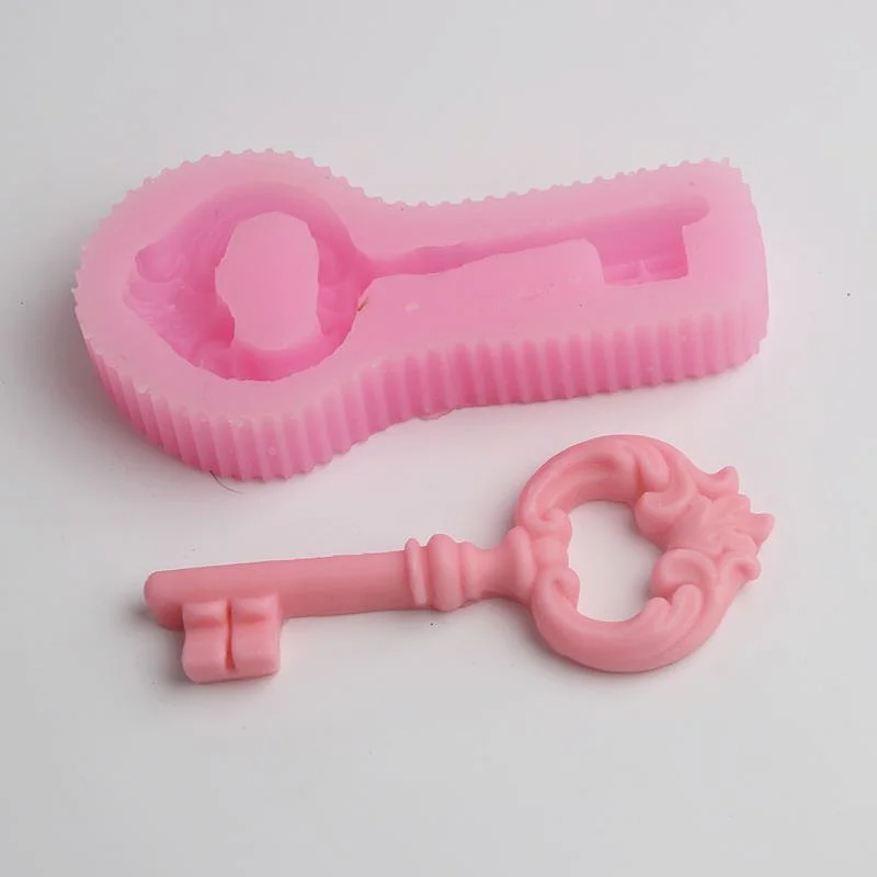 Description Picture 6 of itemRetro Key 3d Silicone Mold Kitchen Resin Cake Baking Tool DIY Pastry Fondant Moulds Dessert Chocolate Lace Decoration
