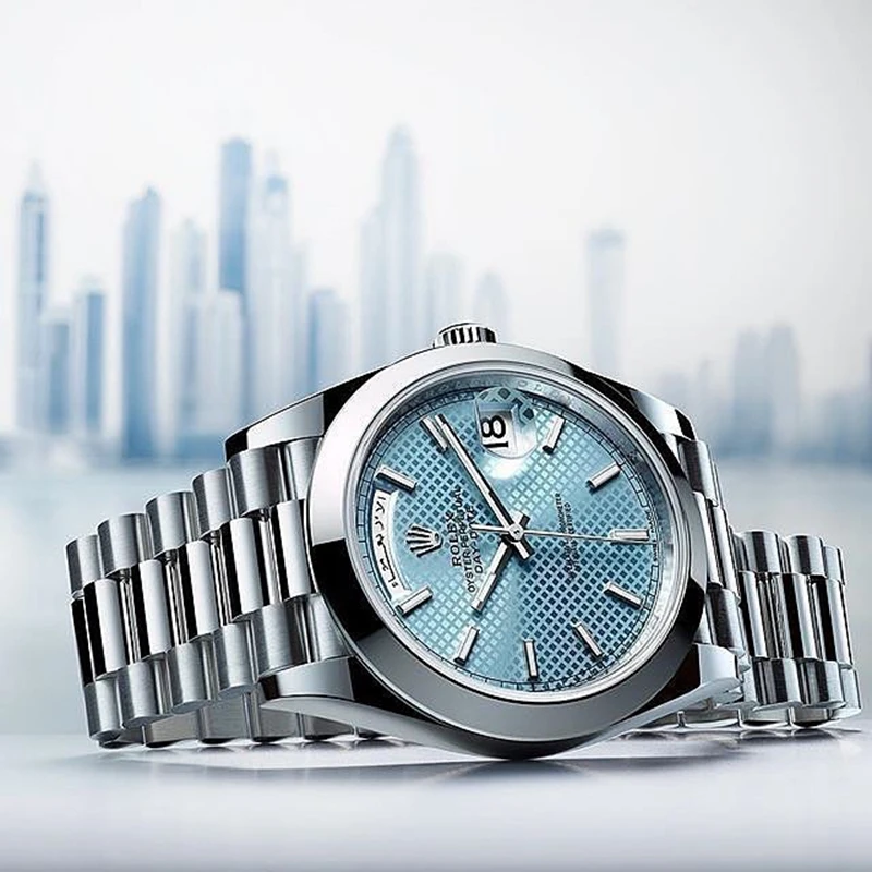 

Ladies and men's watches - Leisure fashionDay-Date business luxury mechanical watch customized Sapphire mechanical watch 78063