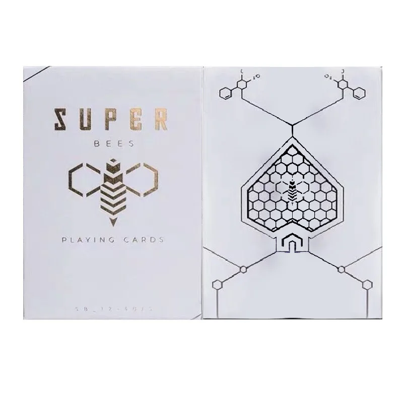Ellusionist супер пчелы игральные карты белый USPCC велосипед колода Покер Размер