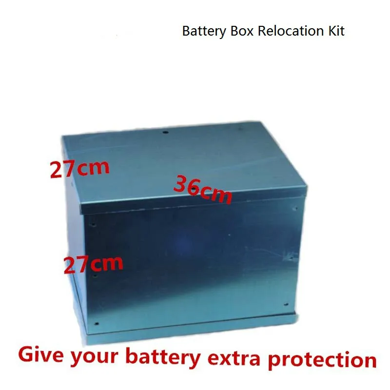 Racing auto Complete Aluminum Battery Box Relocation Kit Universal Billet Race Off Road fit for all cars BBRK-01 | Автомобили и