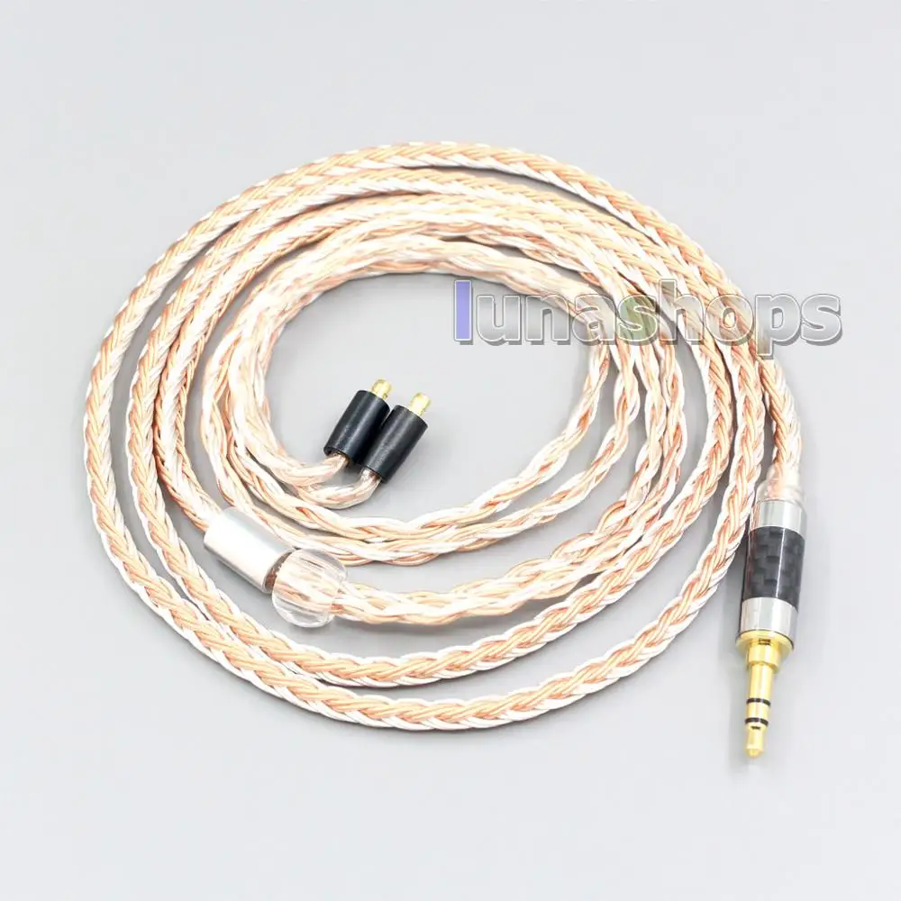 LN007025 16 Core OCC Silver Plated Mixed Headphone Earphone Cable For Acoustune HS 1695Ti 1655CU 1695Ti 1670SS