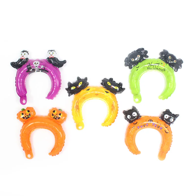 

16inch Halloween animal Headband balloons Ghost pumpkin Headwear child Shower Favors birthday party globos decorations kids