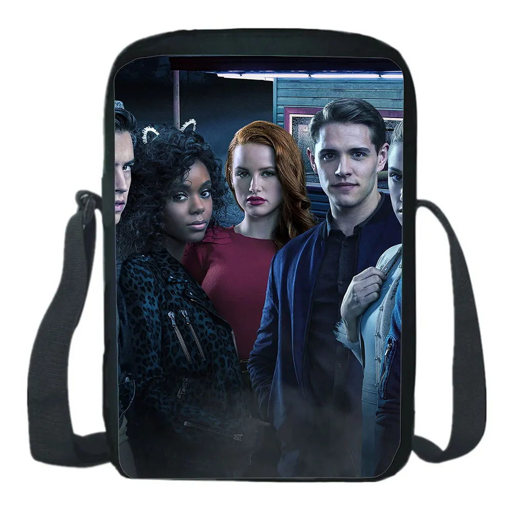 

Сумка на плечо Riverdale, сумки-мессенджеры для студентов и подростков, крутая Сумка-Кроссбоди для книг для мальчиков и девочек, школьная сумка с принтом на юге
