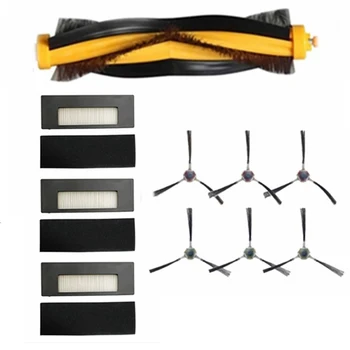 

Multi-Set Replacement Spare Part Side Brush HEPA Filter Main Brushes for Ecovacs DEEBOT DE55 DE6G Robot Vacuum Cleaner