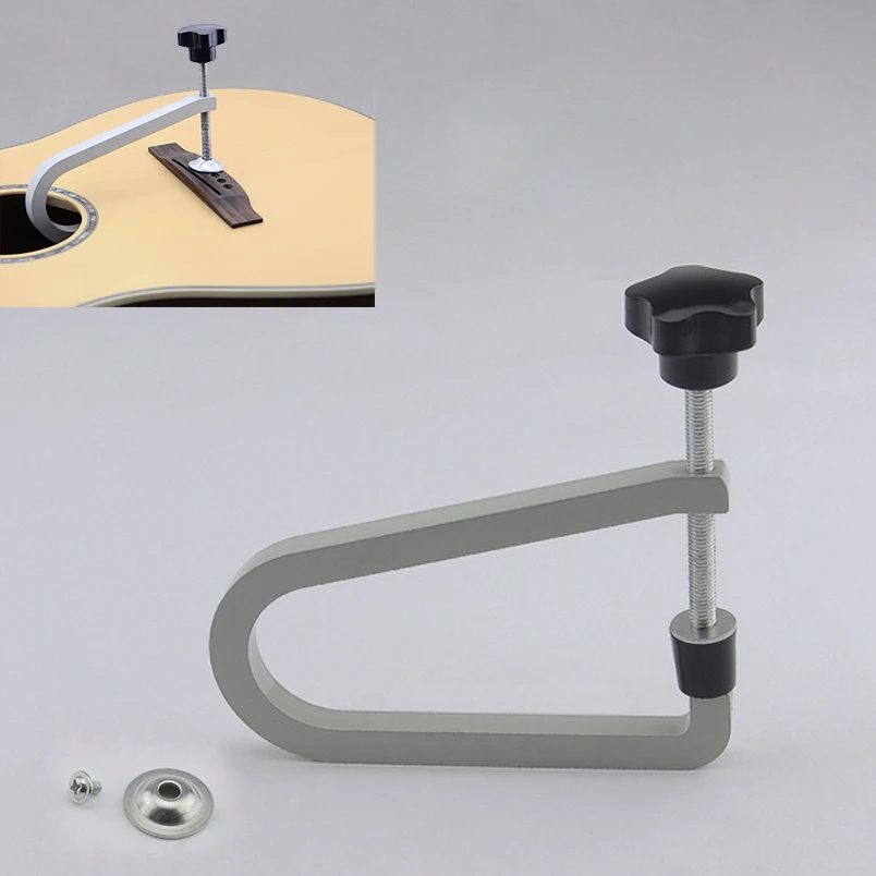 Braçadeira de Ponte para Violão Braçadeira de Aço Fundido para Garganta Ferramenta de Reparo de Guitarra Profunda Alcance Profundo c - Image 6
