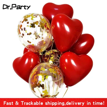 

15pcs Love Heart Valentines Day Gift Ruby Latex Balloons Propose Props Wedding Party Decoration Balon Bridal Shower Air Globos