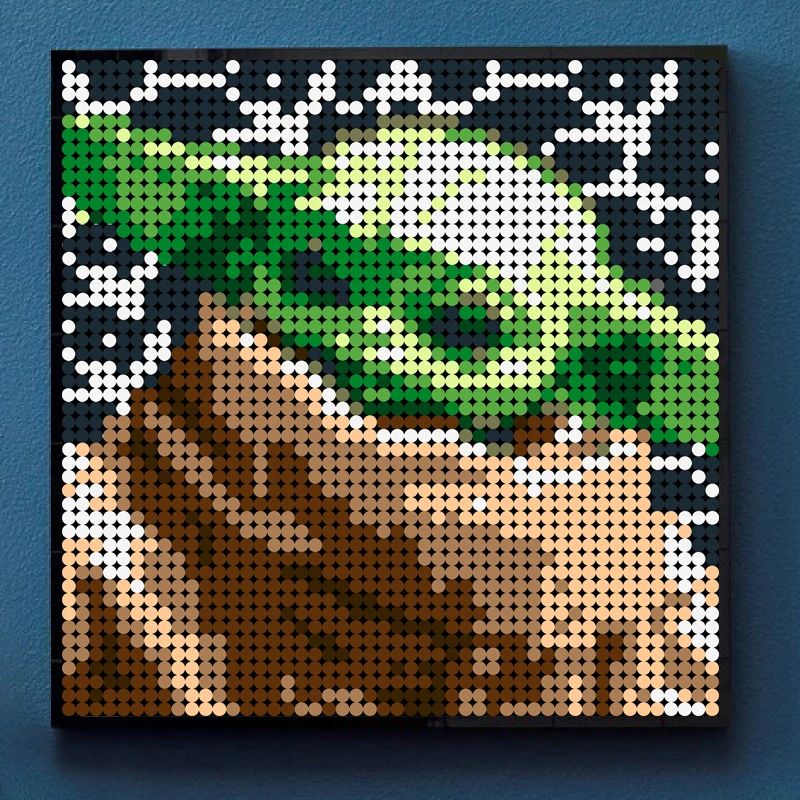 Пиксельный художественный конструктор Звездный фильм мозаика блоки модульный