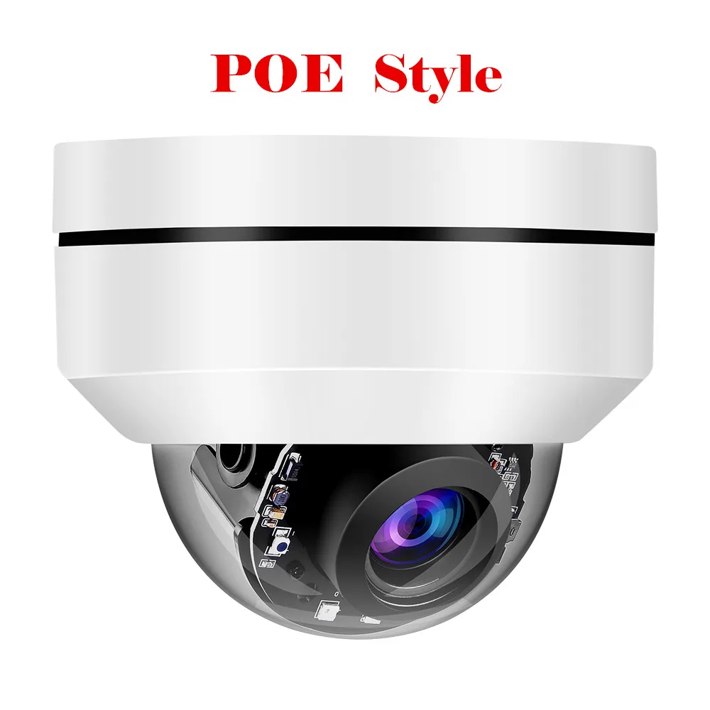 

Mini 5MP PTZ HD IP Camera Outdoor POE Security Dome Camera 5X Optical Zoom Pan Onvif Network IR Night Security Surveillance Cam