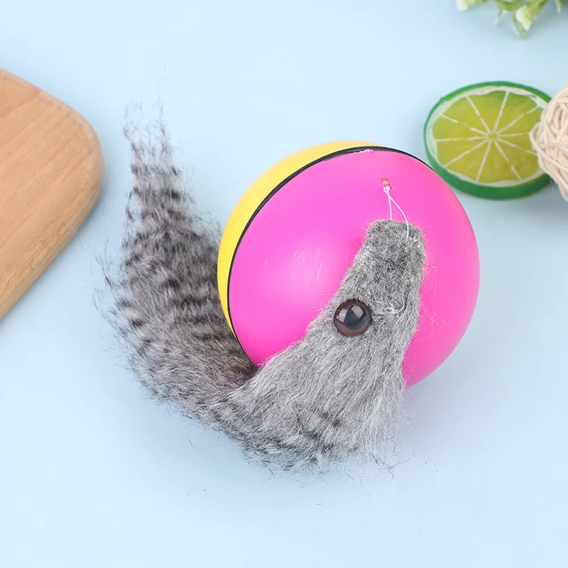 Pet Dog Cat Toy Weasel Motorized Funny Rolling Ball Beaver Balls Pet Toys Cat Products Accessories