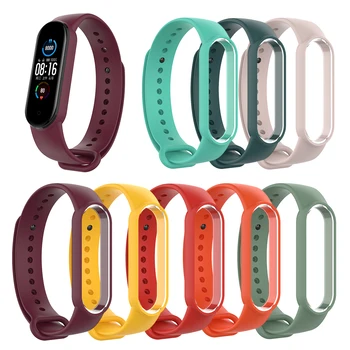 

Vanpower Multi-Colors One Size TPU Sports Watch Bracelet Wrist Strap Replacement for Mi Band 5 Smart Bracelet Band