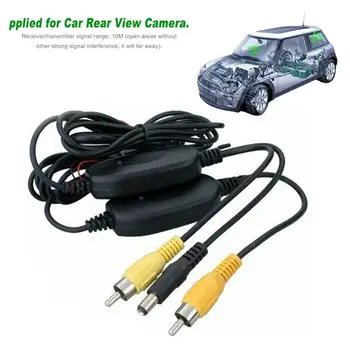 

Professional 2.4G Wireless Transmitter & Receiver Adapter + Waterproof 4 LED Light Rear View Camera Easy Installation