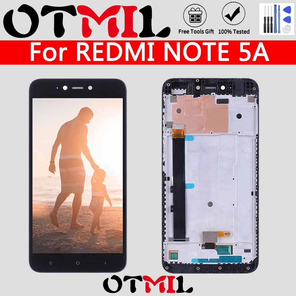 OTMIL Оригинальный ЖК дисплей для XIAOMI Redmi Note 5A с сенсорным экраном рамка Pro Prime Y1
