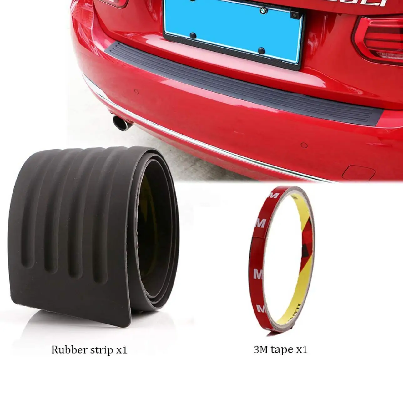 

Car Rear Bumper Scuff Protective Cover For Nissan Geniss Juke Almera Primera Pathfinder Sentra Versa Altima PATROL LEAF IDS Vmot