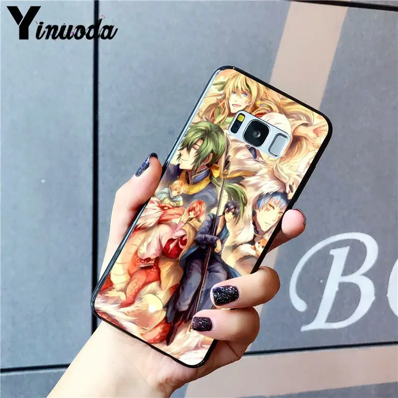 A6 Yinuoda логотип Akatsuki Наруто Coque чехол для телефона для samsung Galaxy S9 S10 плюс S10E S6 S7 S8 S9 S9Plus S5 M10 - Цвет: A6
