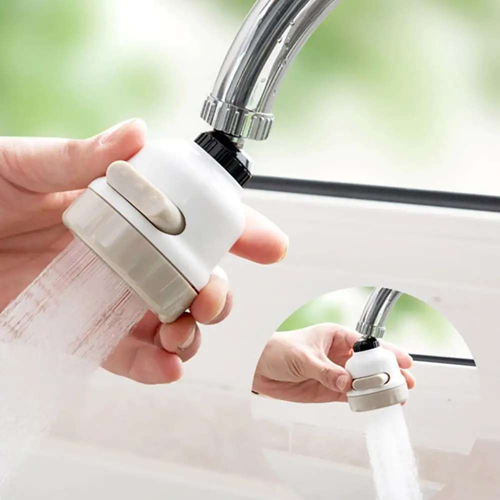 

360 Rotate Faucet Extender Sink Flexible Faucet Adjustable Sprayer Water Filter Shower Filter Tip Home Kitchen Accessories