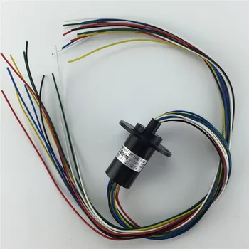 

2/3/4/6/8/12 Wires 5A OD22mm 500RPM Collector Ring Wind Turbine Slip Ring Parts Accessories