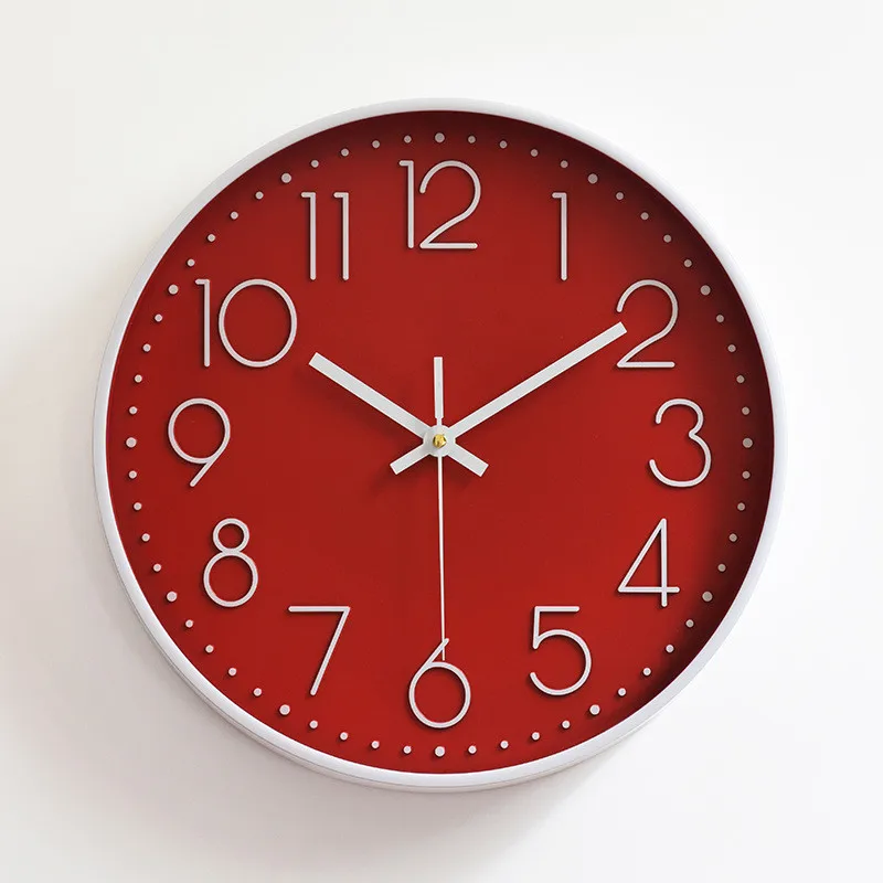 2019Hot salevinage круглые Настенные часы Современные часы из пластика кварцевые часы horloge домашние спальни гостиные кухонные настенные часы