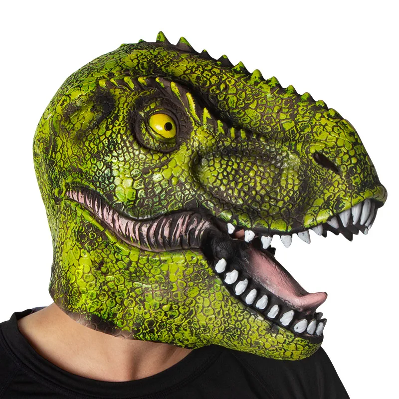 Em promoção! Crianças De Dinossauros De Brinquedos De Látex Máscara Do  Partido Tiranossauro Rex Dino Jogo De Meninos, Crianças, Presentes De Dia  Das Bruxas Cosplay