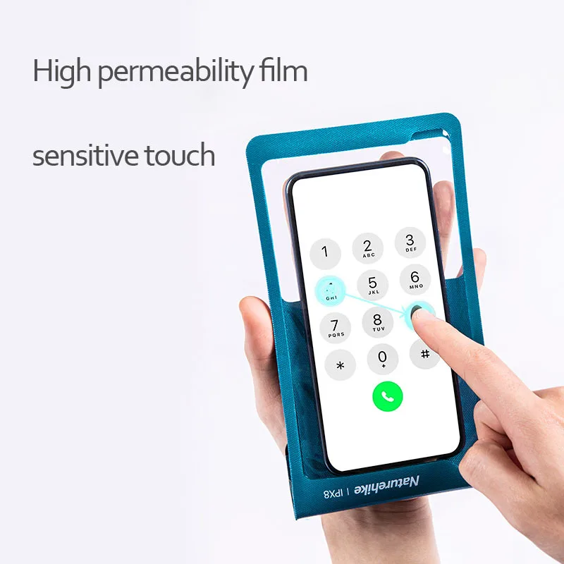Naturehike 2020 New IPX8 Mobile Phone Waterproof Bag TPU Waterproof Membrane Diving Phone Waterproof Bag Case For Under 7 Inches 4