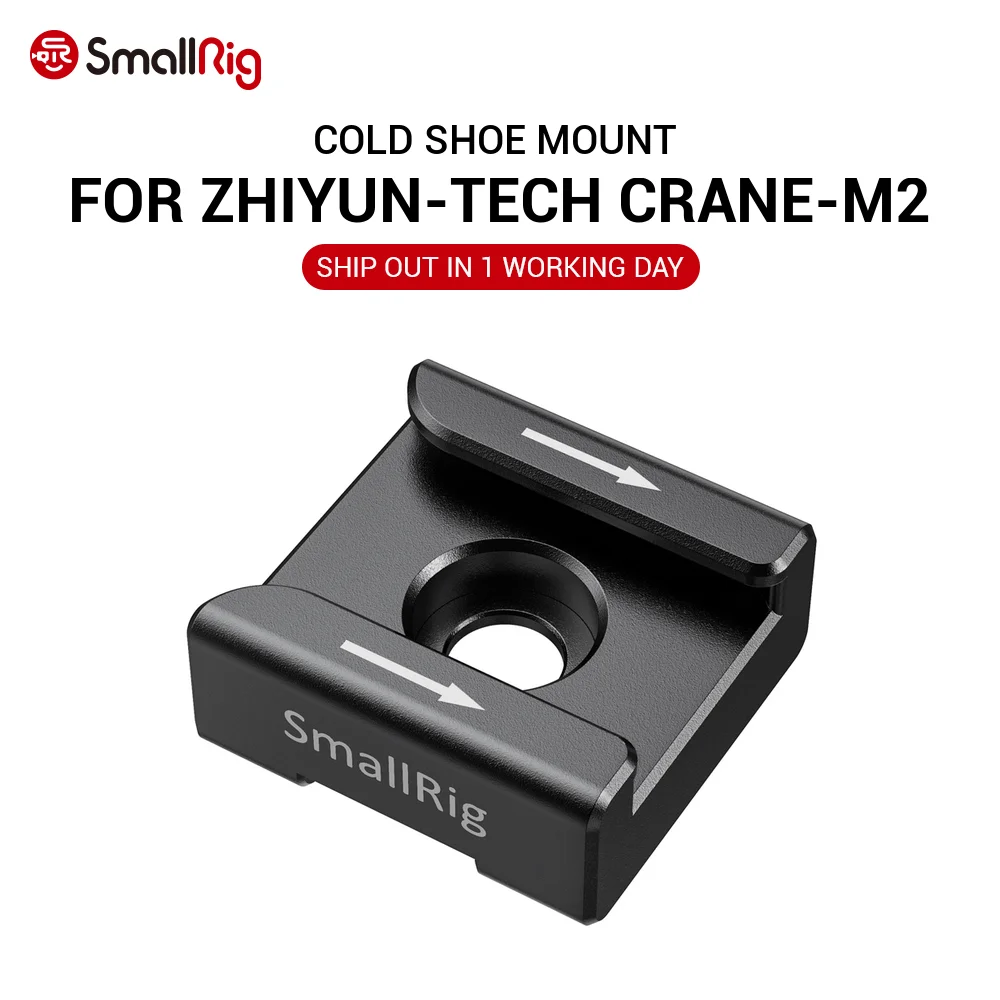 

SmallRig DSLR Camera Clamp Cold Shoe Mount Adapter for Zhiyun-Tech CRANE-M2 Gimbal for Microphone Flash Light Attach 2437