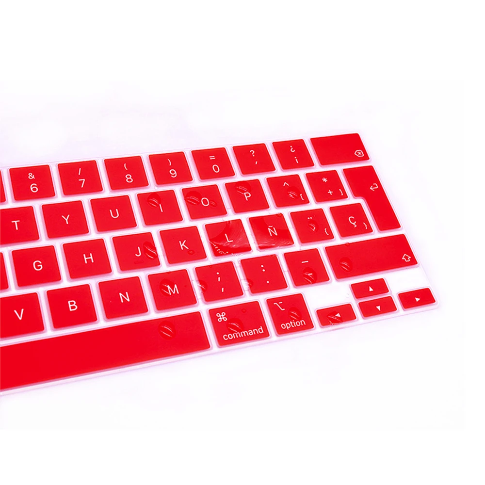 Macbook Pro13 M1 2020 새로운 pro16 키보드 커버 소프트 스페인어 보호기 키보드 보호 필름 A2338 A2289 A2251A2141