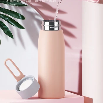 

Bearcavalier 2019 Thermos Mug Mug Simple Cup Student Inside And Outside 304 Stainless Steel Cup Thermofles