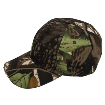 

Camouflage Night Fishing Hat USB Rechargeable Baseball Cap for Outdoor Jogging Breathable Snapback Hats Hip Hop Party Holiday