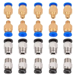 Raccord pneumatique PC4 M6 et 10 pièces PC4 M10 pour Creality Ender 3/3 Pro/3 V2, Ender 5/5 Pro/5 Plus CR 10 
