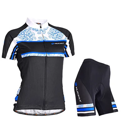 Jersey and Pants Женская одежда для велоспорта с коротким рукавом, летний комплект для велоспорта, женское ретро платье, одежда для велоспорта, костюм для триатлона, Спортивная форма - Цвет: Jersey and Pants