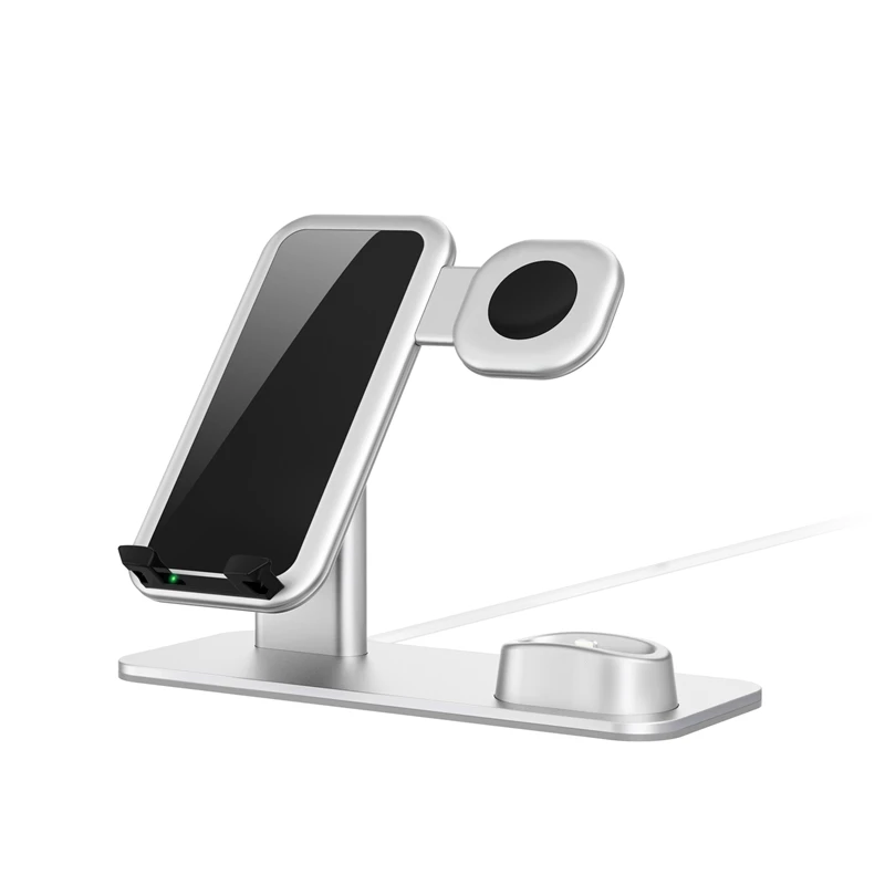 

3 In 1 Charging Stand Compatible With IWatch Series 5/4/3/2/1, AirPods And IPhone 11/Xs/X Max/XR/X/8/8Plus/7/7 Plus /6S /6S Plus