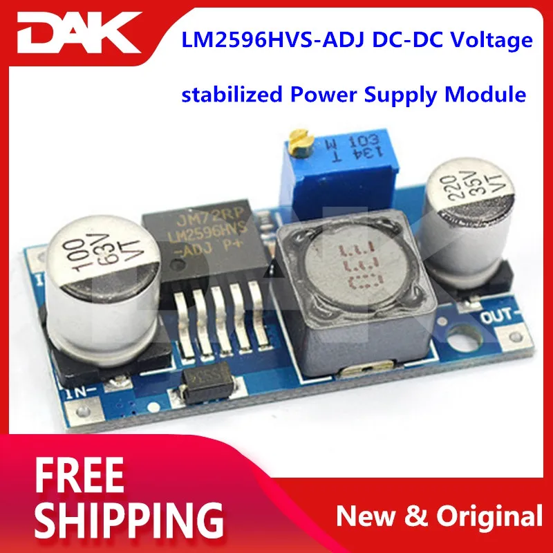 LM2596S DC-DC DC Регулируемый понижающий Регулируемый источник питания, зарядная Модульная плата 3A 5A 75 Вт 24 В до 12 В/5 В - Цвет: LM2596HVS  Supply